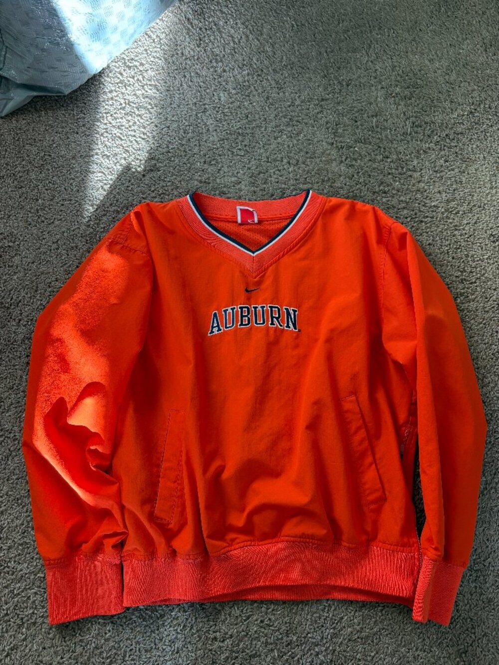 AUBURN NIKE DRY FIT WINDBREAKER